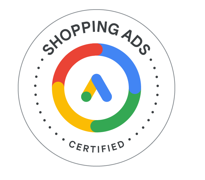 Google Ads Shopping Certification award