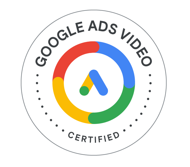 Google Ads Video Certification award
